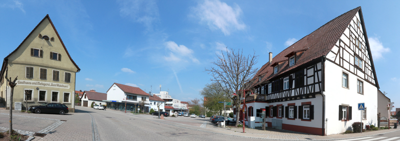 Liste LAND Wiernsheim Ortsmitte mit Einkaufsmöglichkeiten
